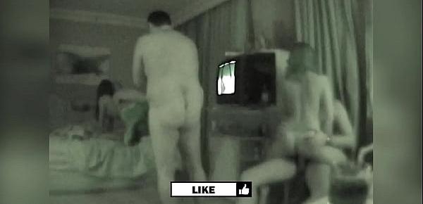  Swingers are filmed secretly during night of group sex and drinking
